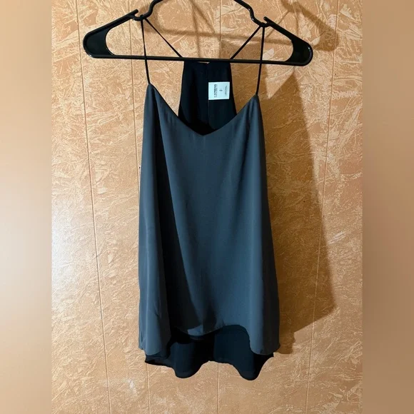 Express Black and Grey Reversible Tank Top - Picture 3 of 4